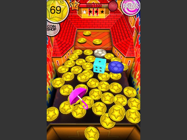 Coin pusher game